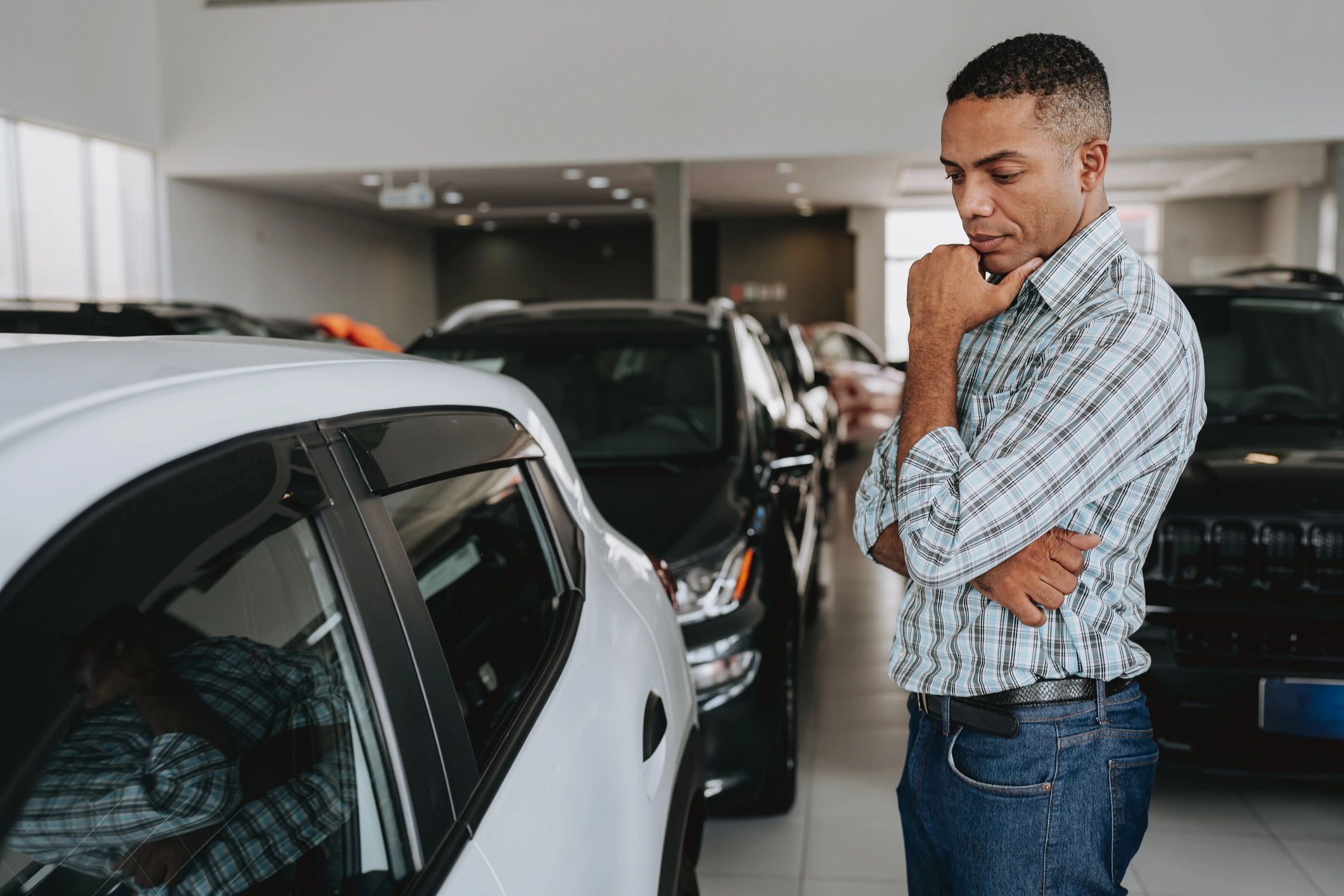 used cars lot