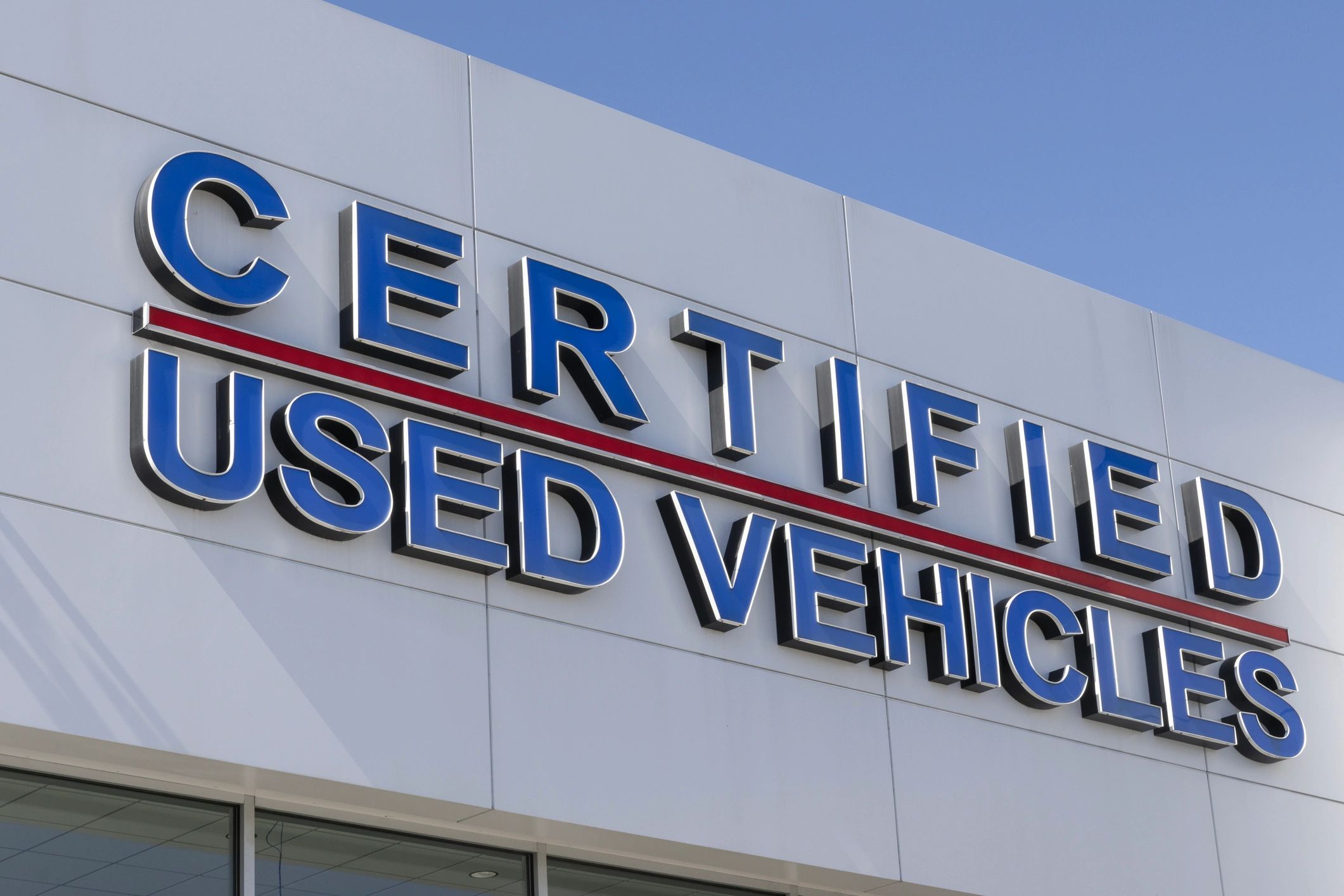 used cars dealership lot
