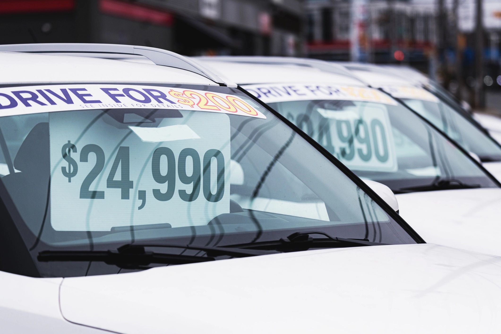 used cars lot