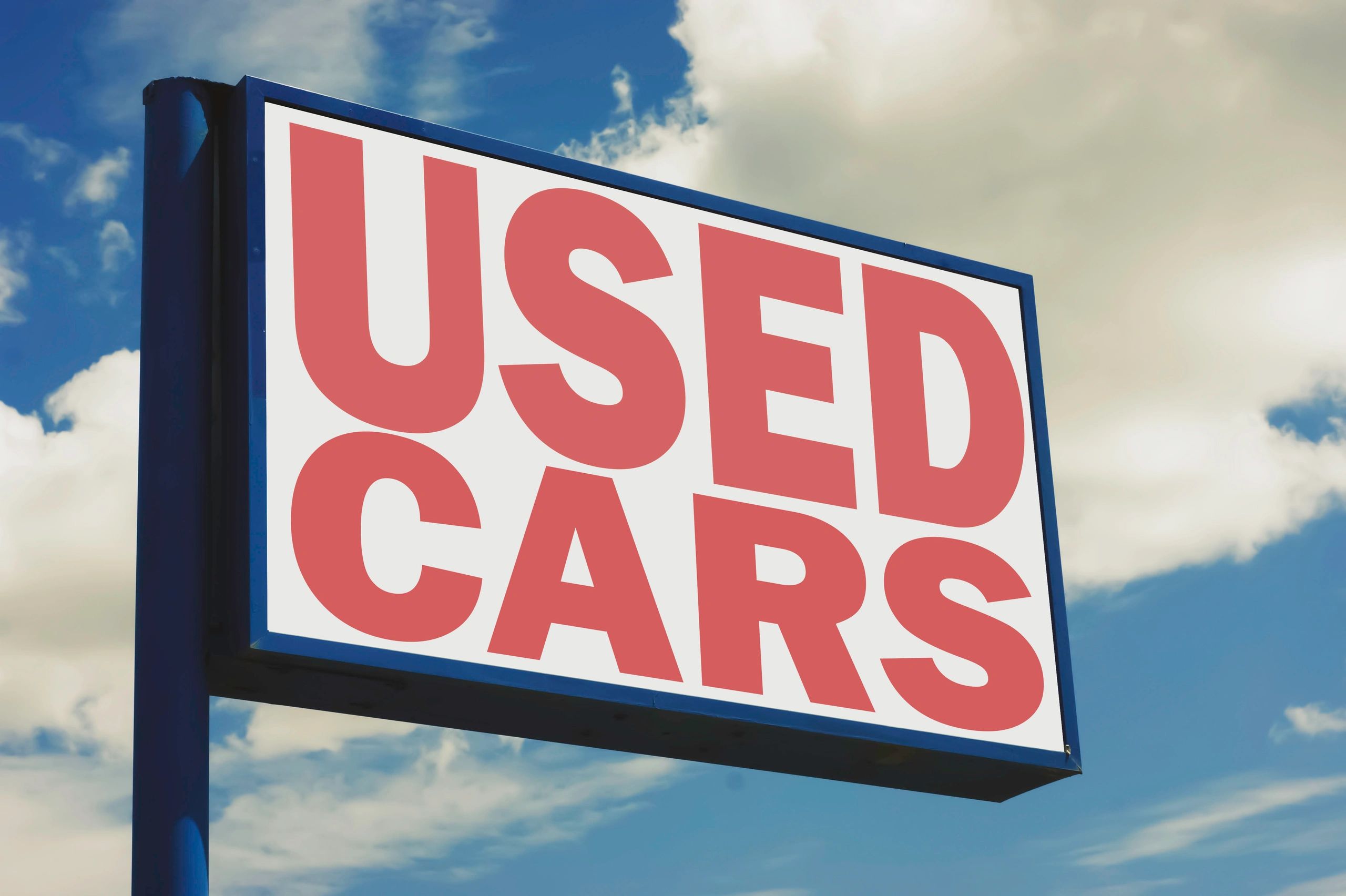 used cars dealership lot